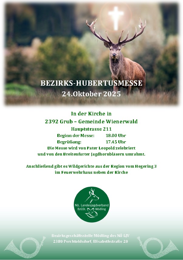 Bezirks Hubertusmesse 2025